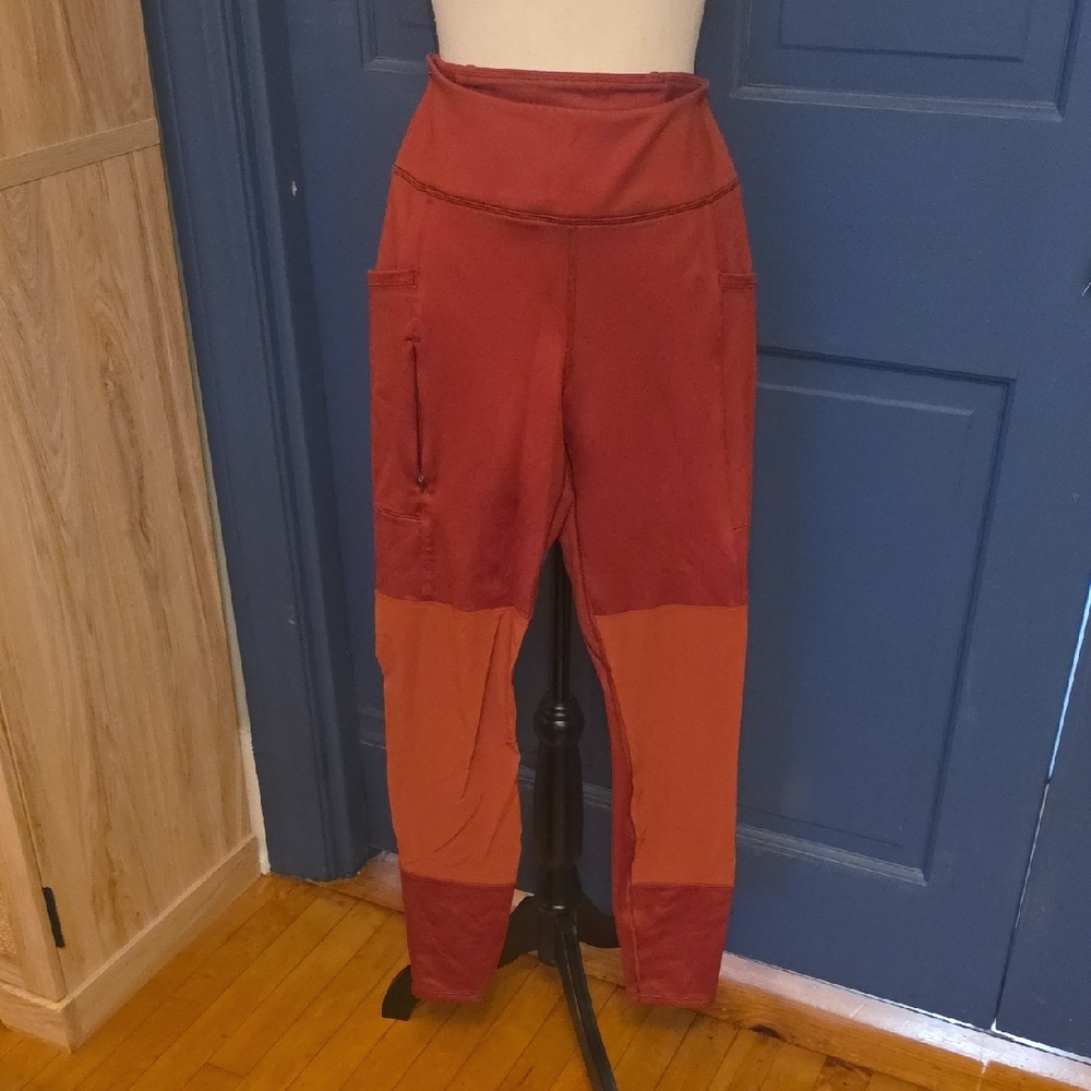 Buy 2 Get 1 Free Worn Once Patagonia Pack Out Orange Leggings 3 Pockets Small